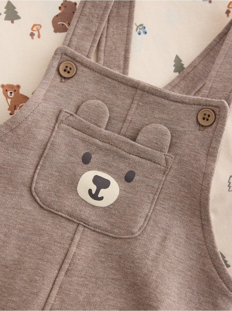 Set with top and dungarees - 3012346-6809