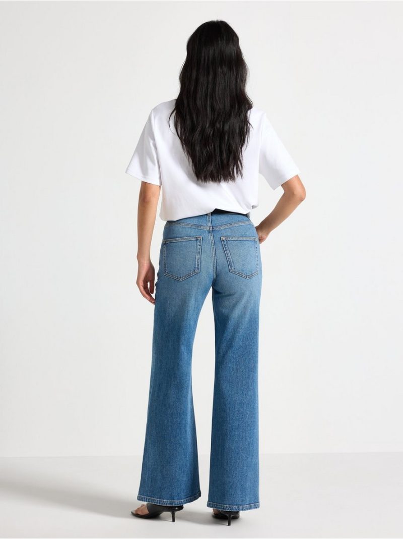FLARE jeans with high waist - 3012385-794