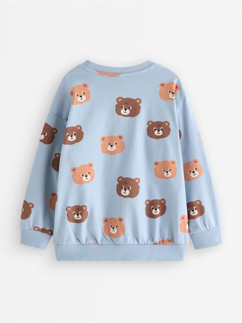 Sweatshirt with brushed inside - 3012401-7325