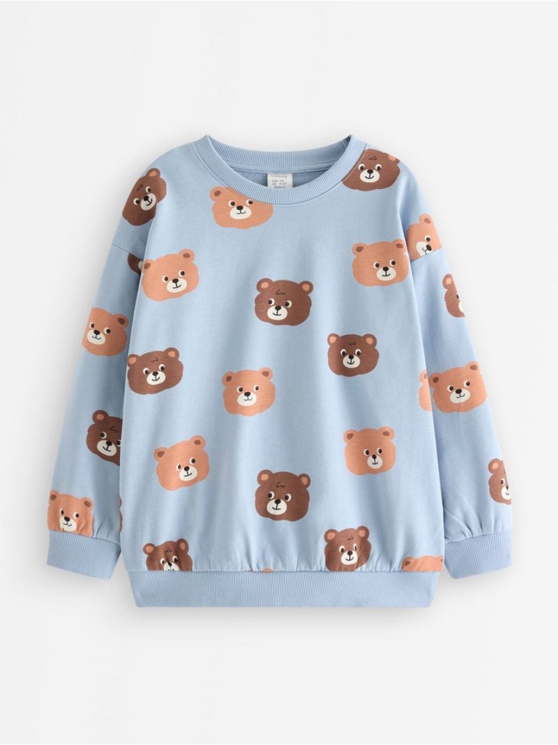 Sweatshirt with brushed inside - 3012401-7325