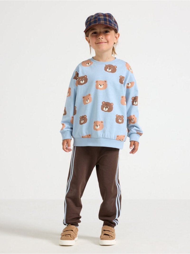 Sweatshirt with brushed inside - 3012401-7325