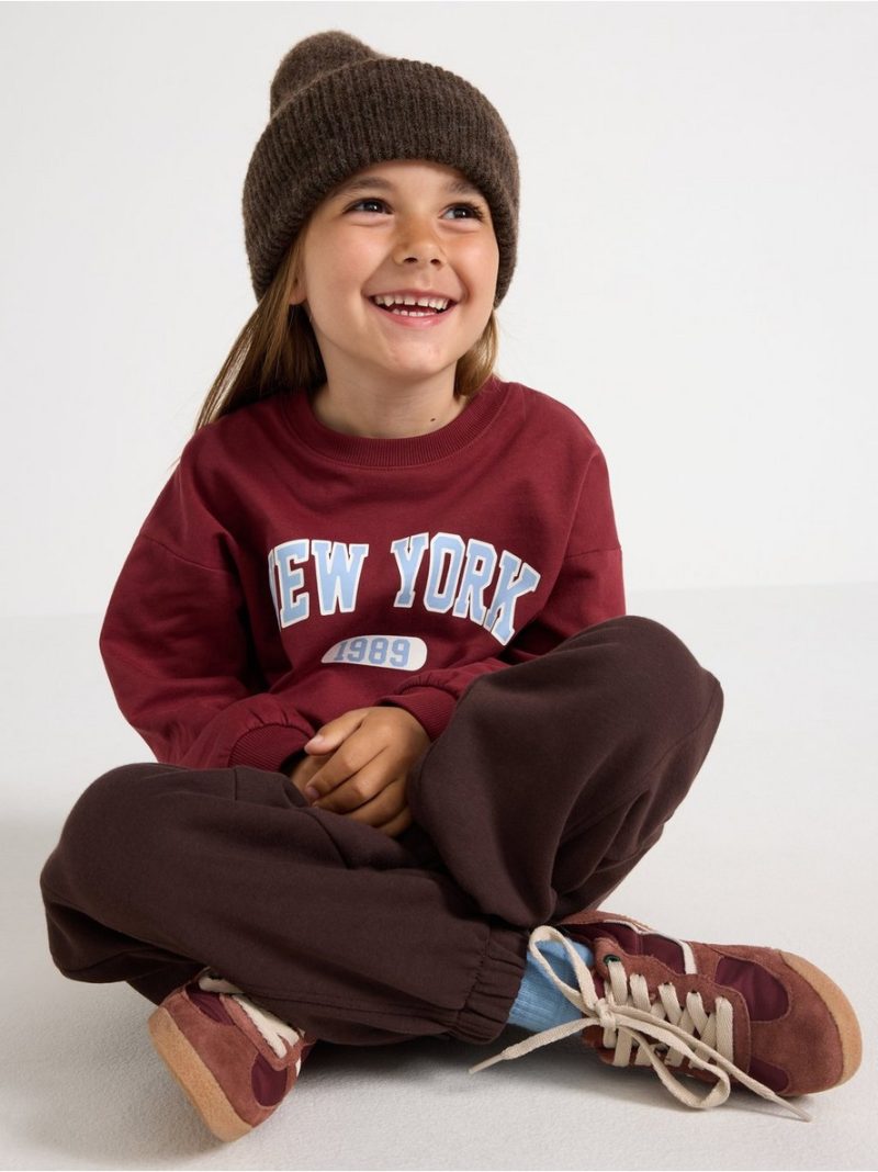 Sweatshirt with brushed inside - 3012401-7936
