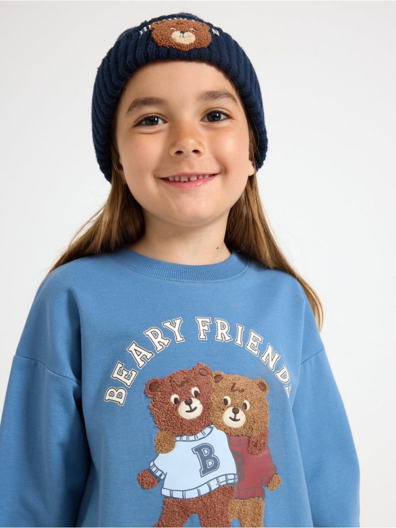Sweatshirt with brushed inside - 3012402-8887