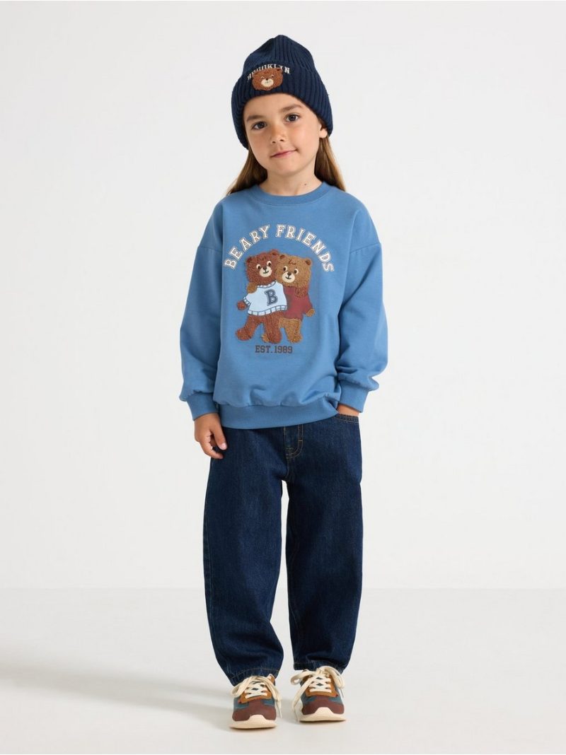 Sweatshirt with brushed inside - 3012402-8887