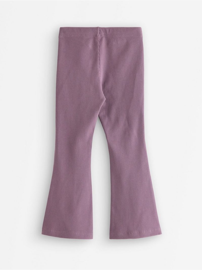 Flared ribbed leggings - 3012432-7341