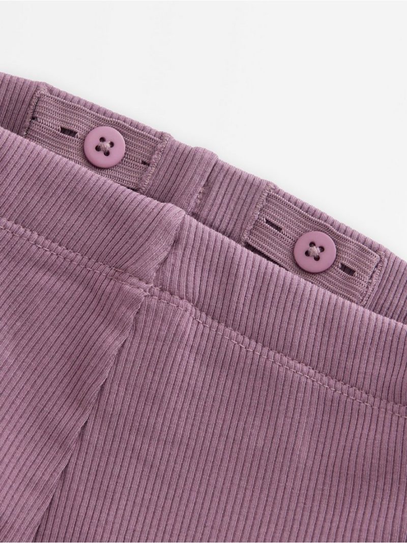 Flared ribbed leggings - 3012432-7341