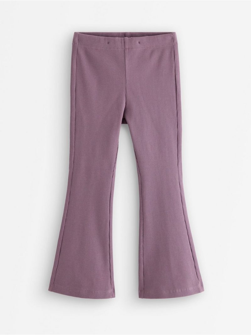 Flared ribbed leggings - 3012432-7341