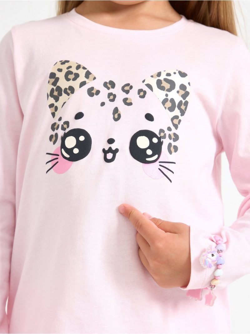Long sleeved top - 3012470-6666