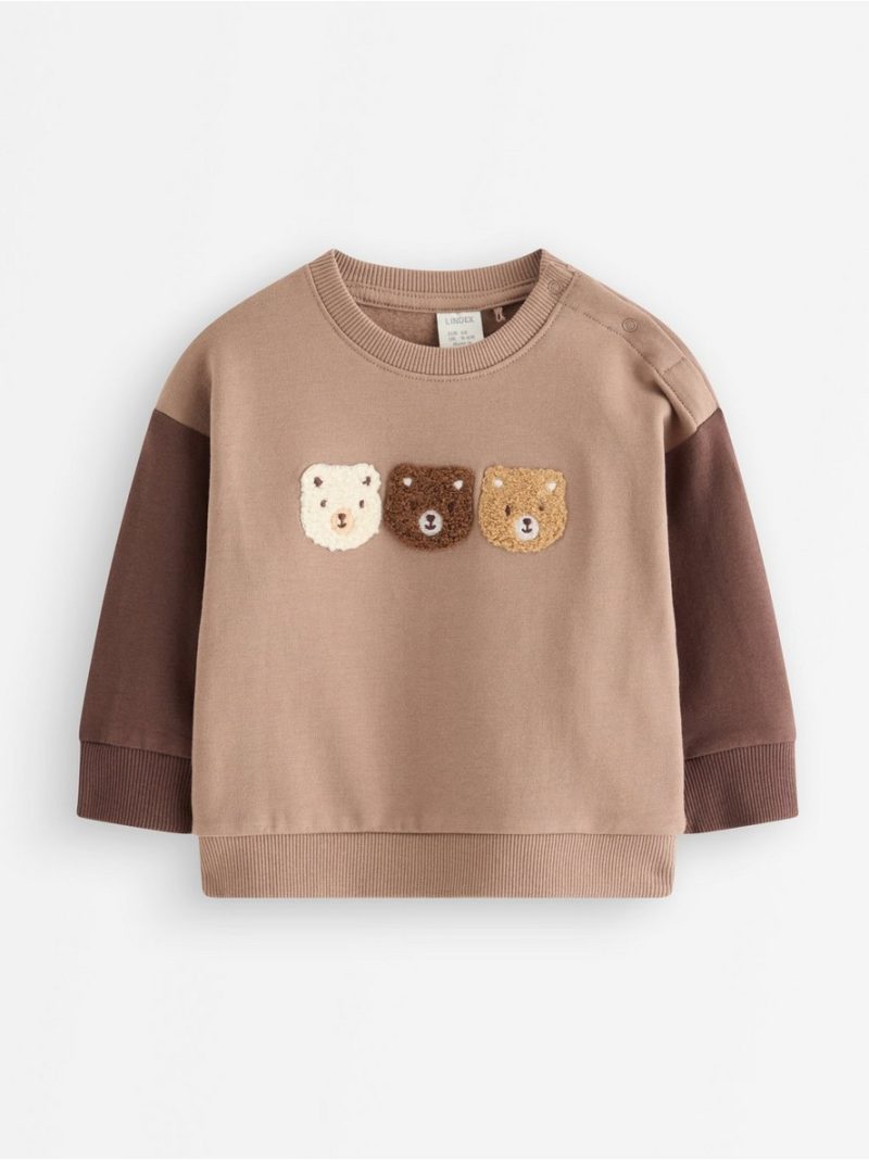 Sweatshirt with brushed inside - 3012490-9842