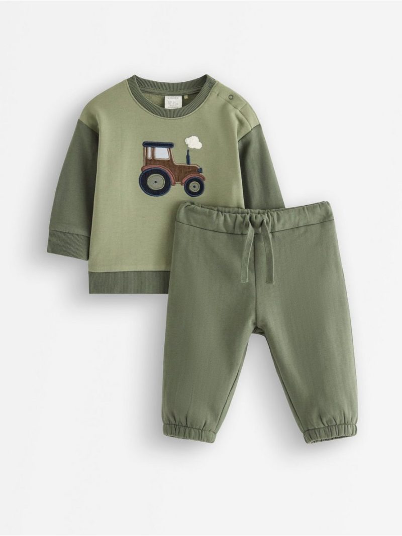Set with sweatshirt and joggers - 3012842-9300