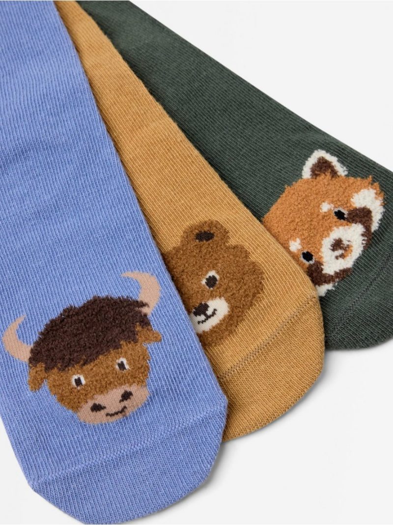 3-pack socks with anti-slip - 3012975-3012