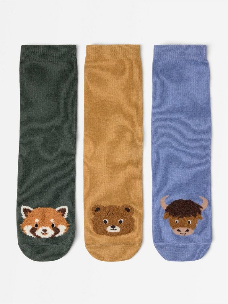 - 3-pack socks with anti-slip 3-pack socks with anti-slip - 3012975-3012