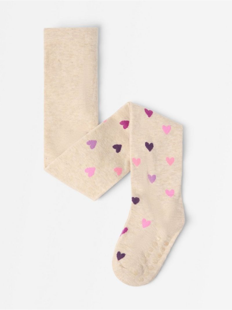 Tights with hearts - 3013044-7197