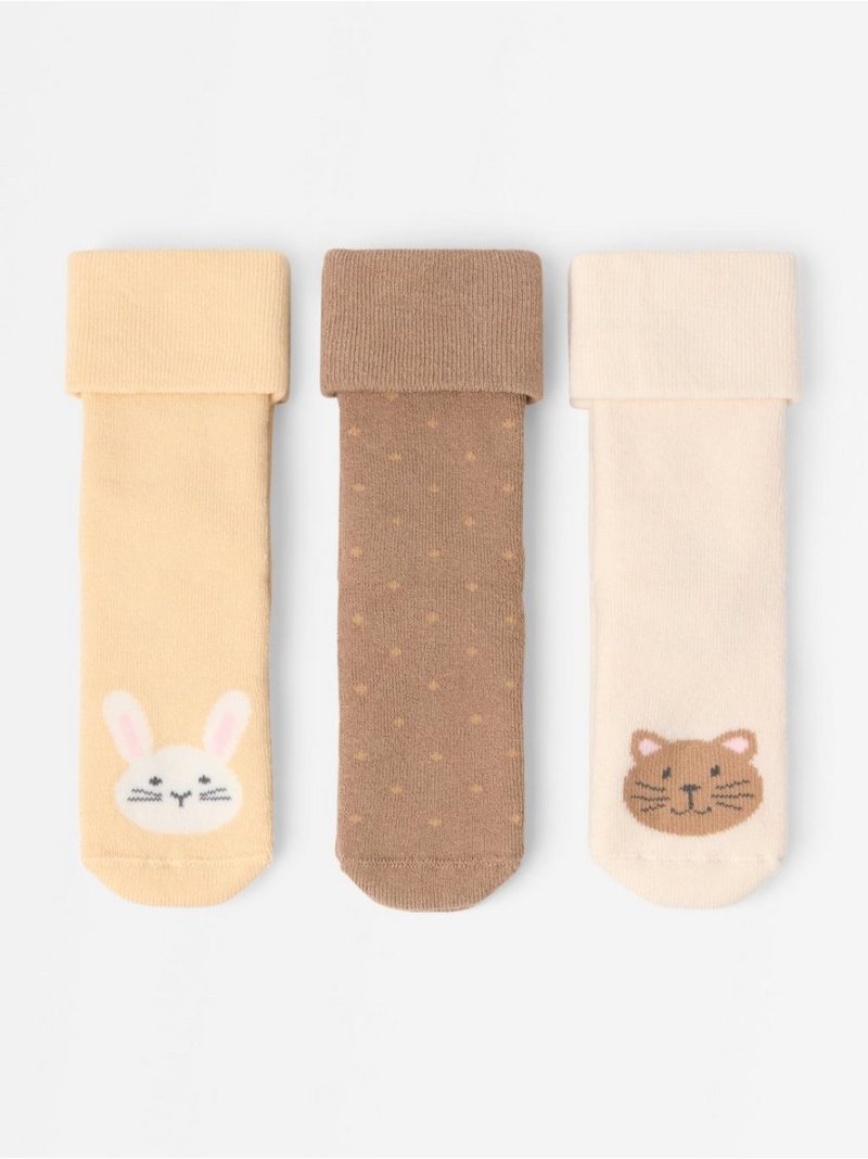 3-pack terry socks - 3013079-3416