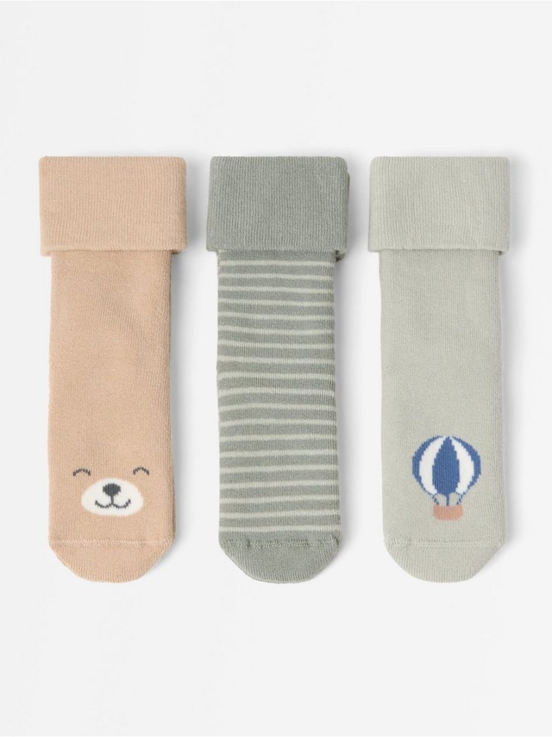 3-pack terry socks - 3013079-8884