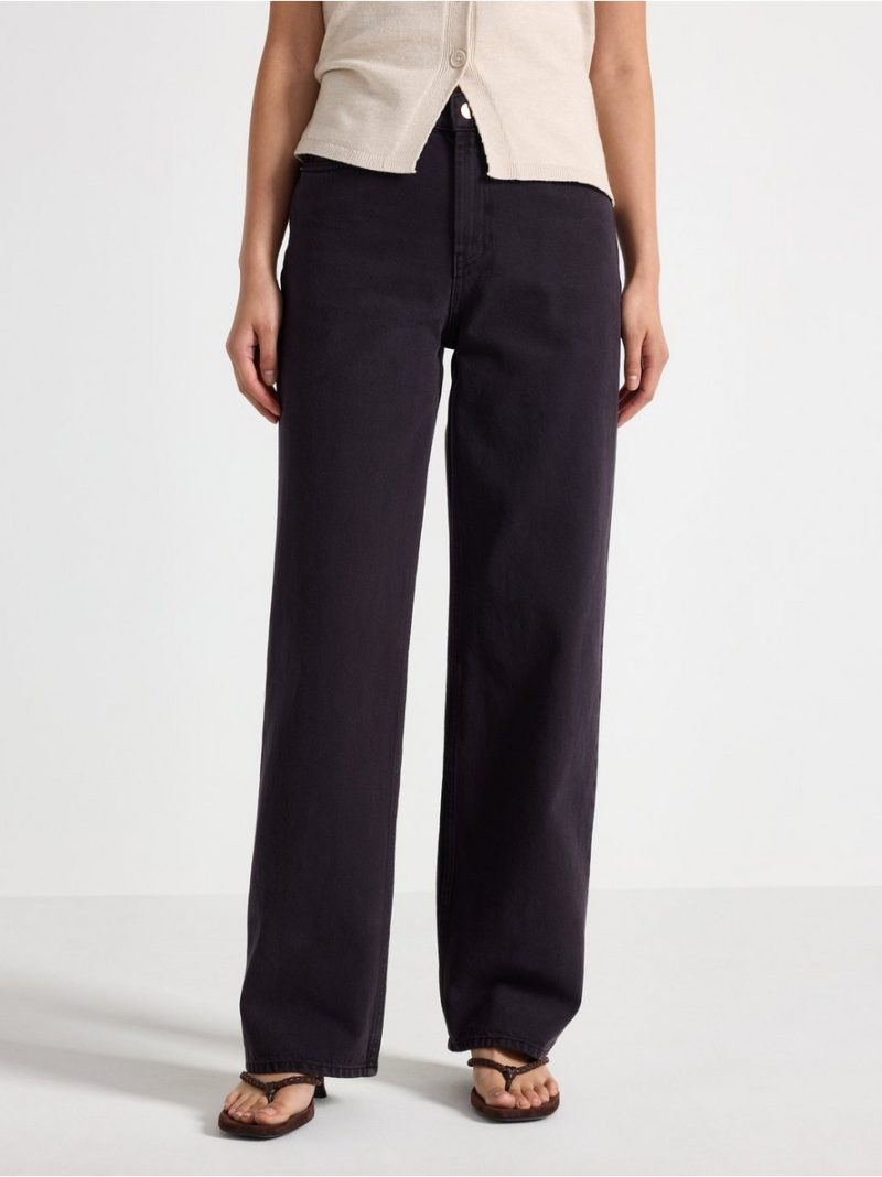 STRAIGHT jeans with high waist - 3013115-9613