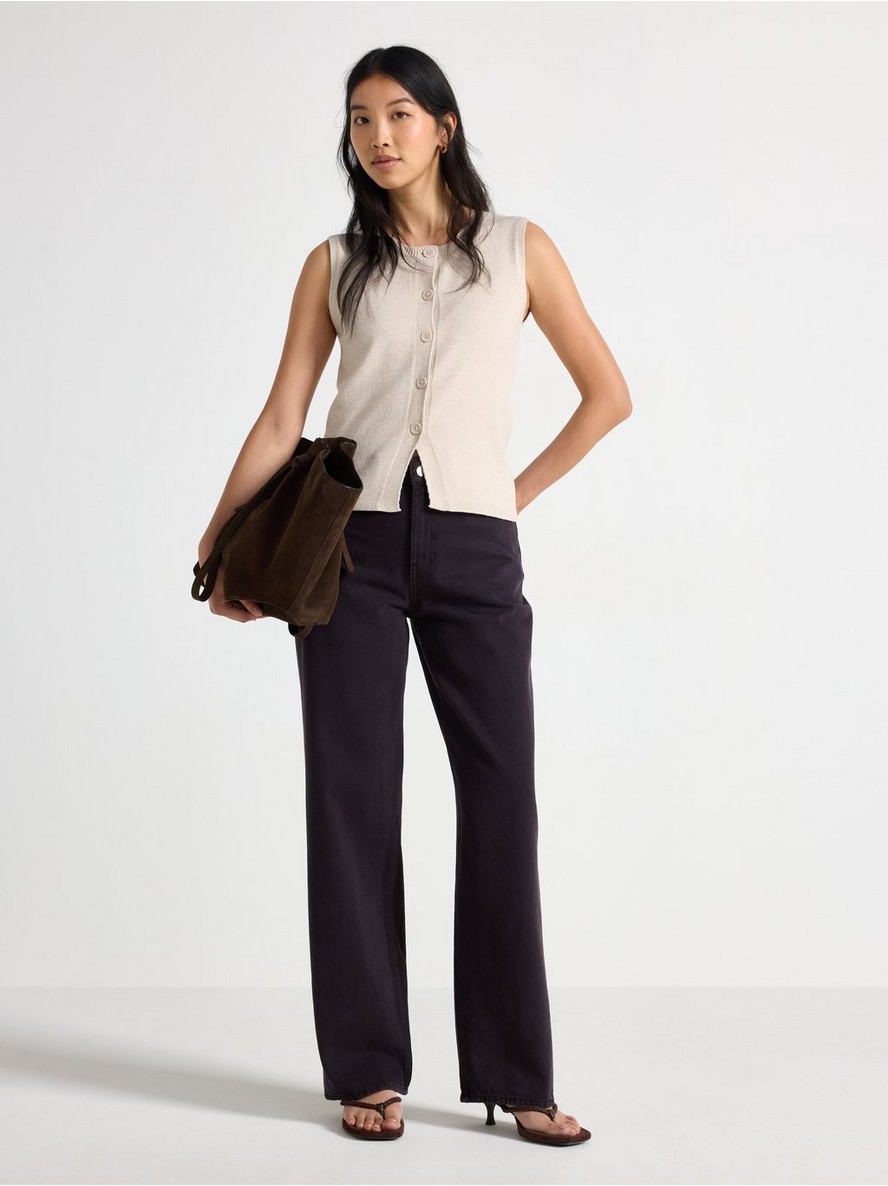 STRAIGHT jeans with high waist - 3013115-9613