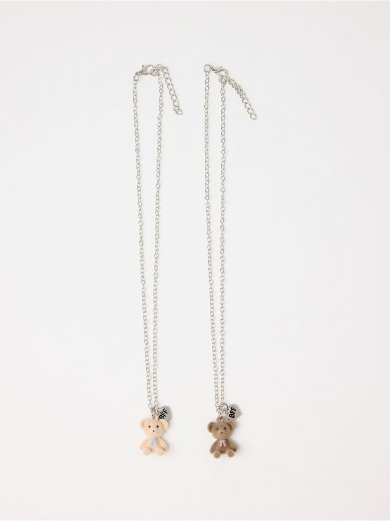 Best friend necklaces with teddybears - 3013327-10