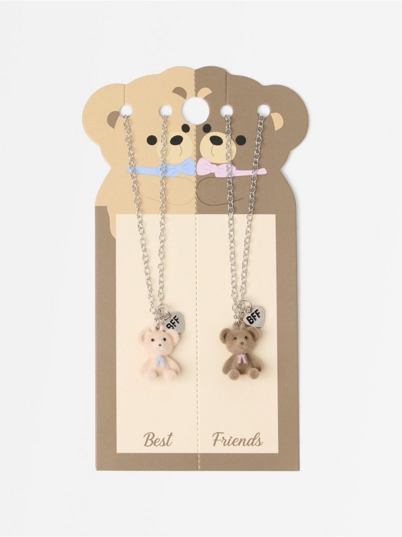 - Best friend necklaces with teddybears Best friend necklaces with teddybears - 3013327-10