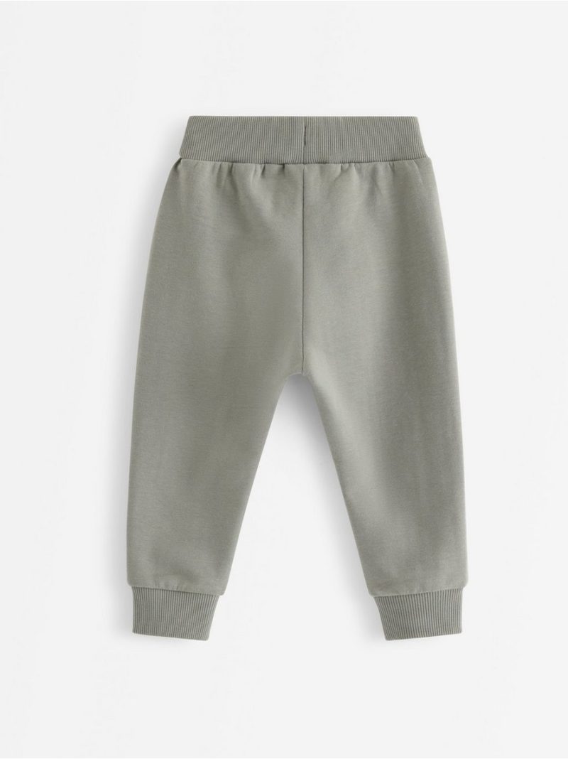 Joggers with brushed inside - 3013373-3478