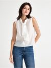 Sleeveless bow blouse - 3013628-6994