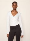 Long-sleeved wrap top - 3013796-1418
