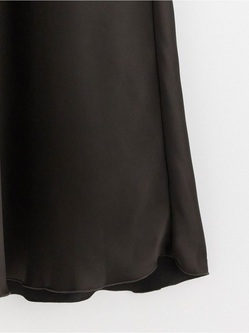 Maxi skirt in satin - 3000038-8117