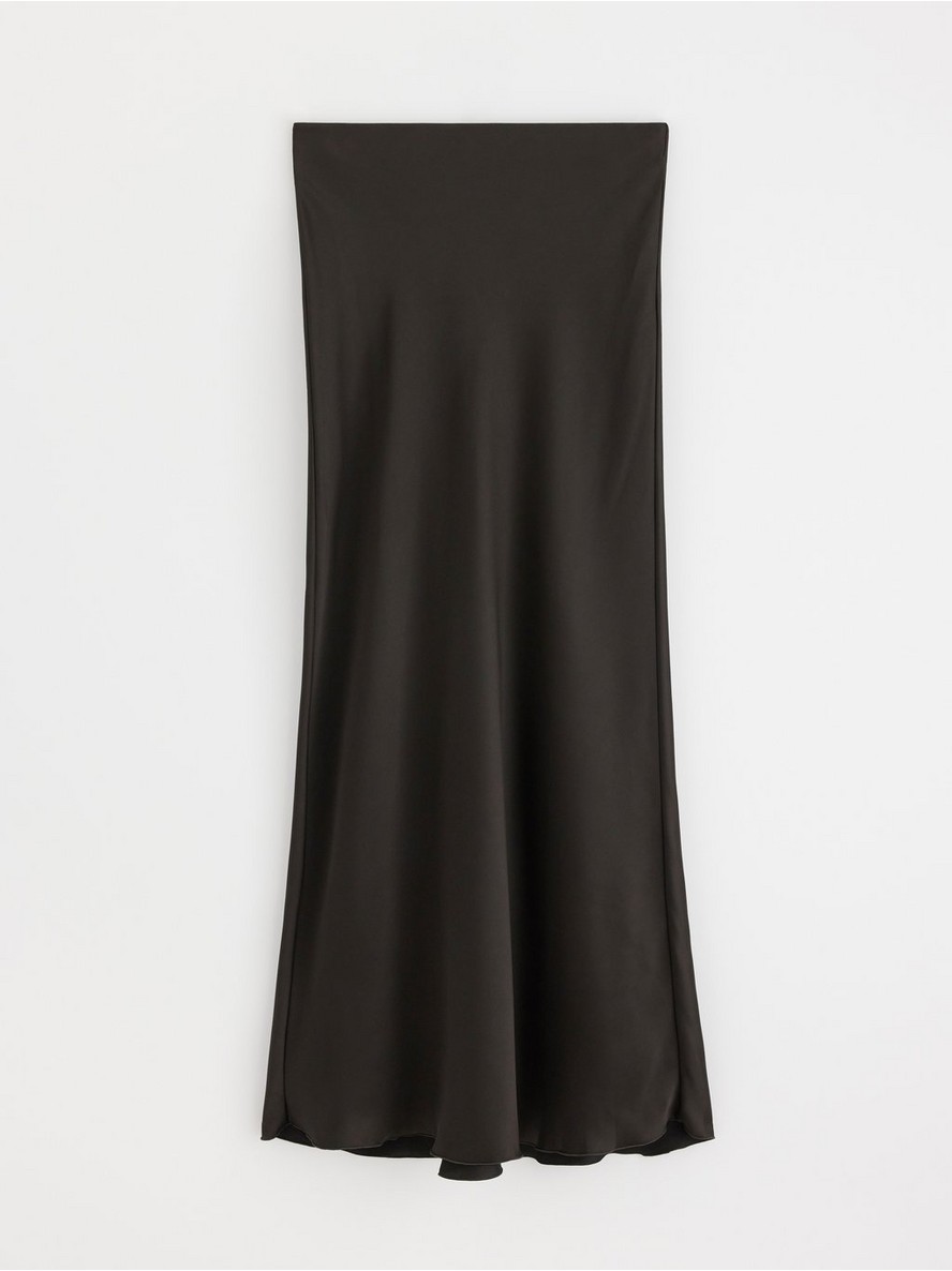 Maxi skirt in satin - 3000038-8117
