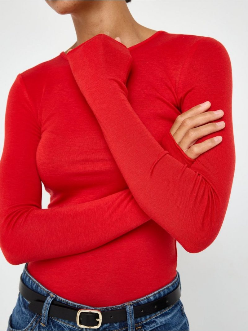 Top in wool blend - 3001152-9873
