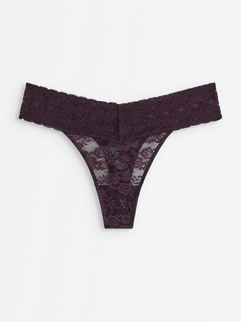 Thong in lace - 3001634-5679