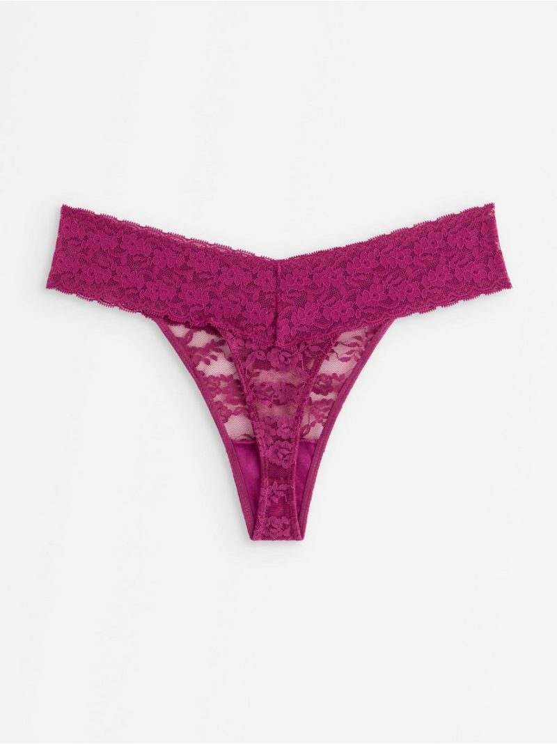 Thong in lace - 3001634-7918