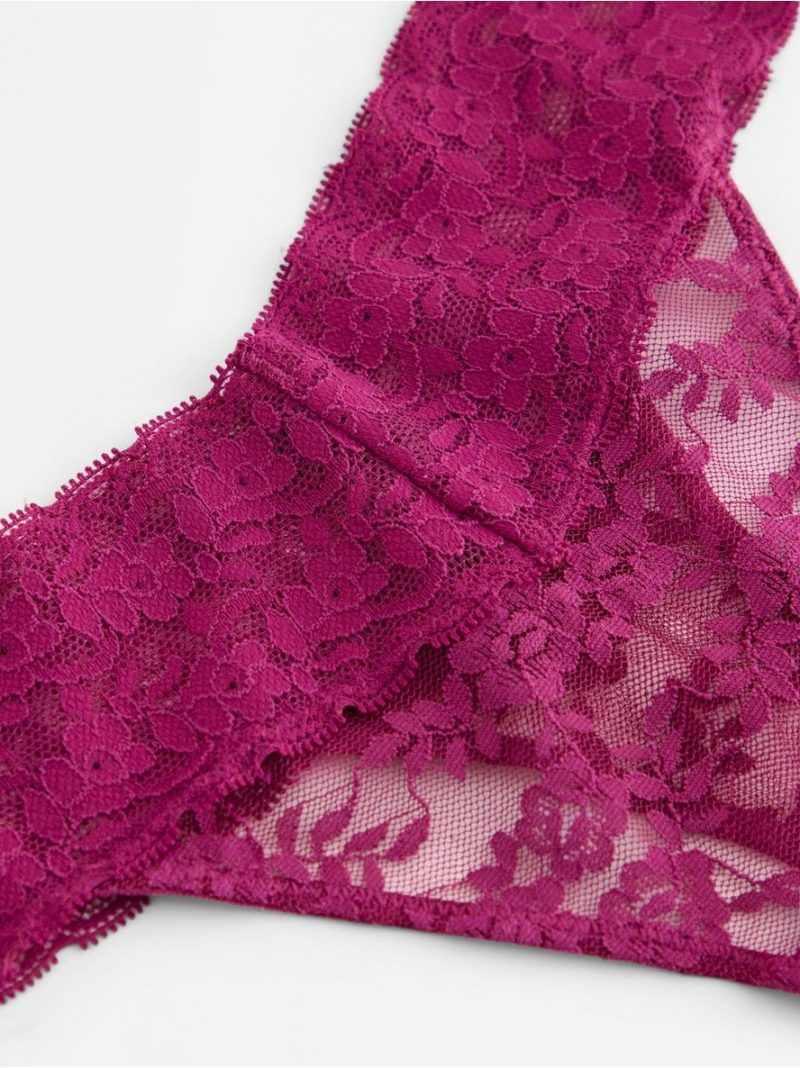 Thong in lace - 3001634-7918