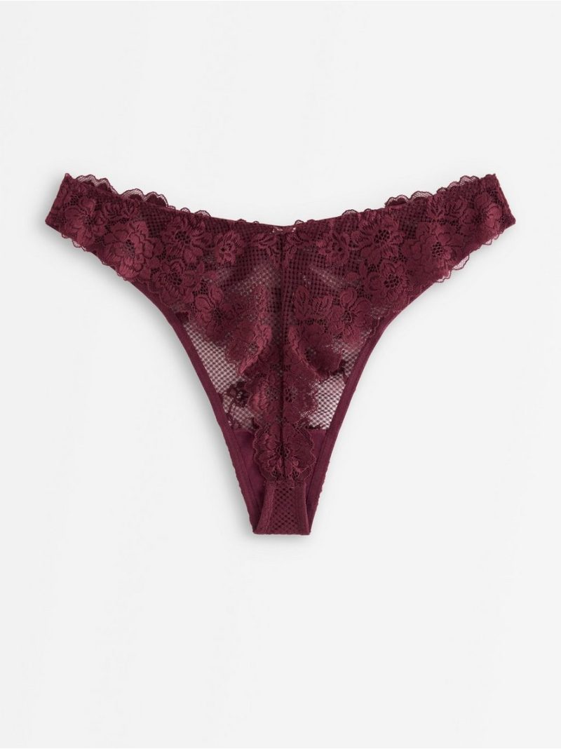 Thong in lace - 3005634-9938
