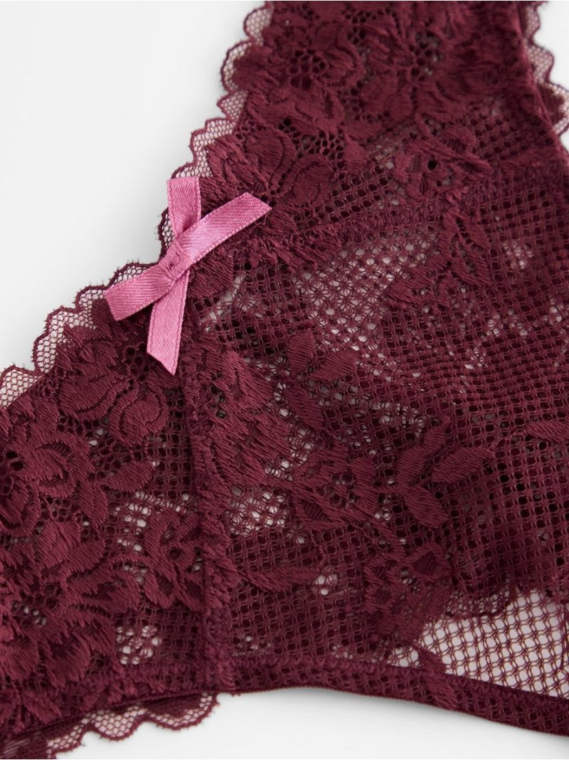 Thong in lace - 3005634-9938