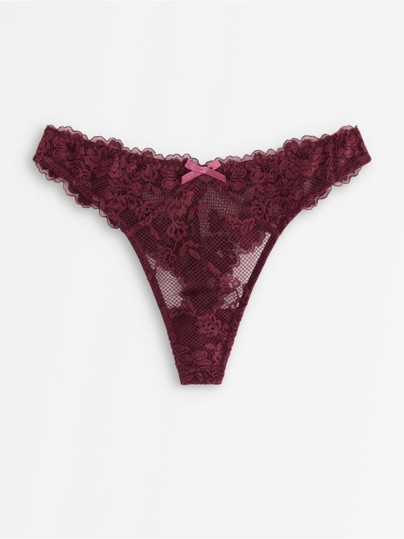 Thong in lace - 3005634-9938