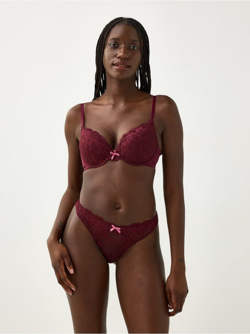 Thong in lace - 3005634-9938