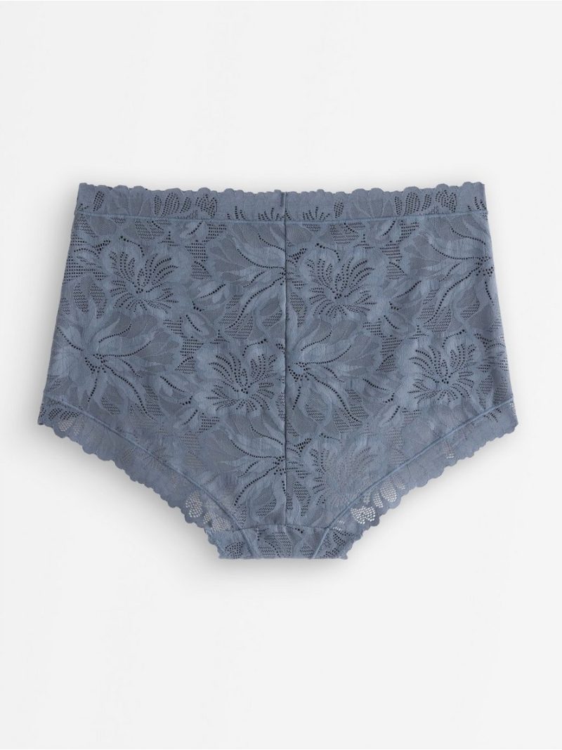 Briefs in lace with high waist - 3006139-6946