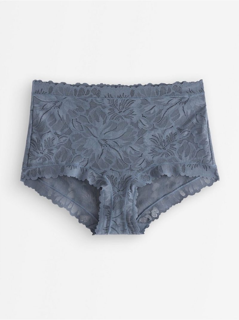 Briefs in lace with high waist - 3006139-6946