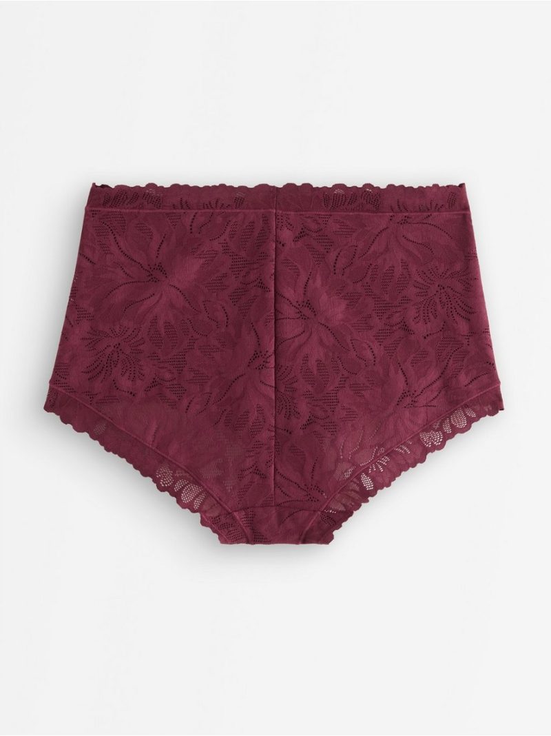 Briefs in lace with high waist - 3006139-9938