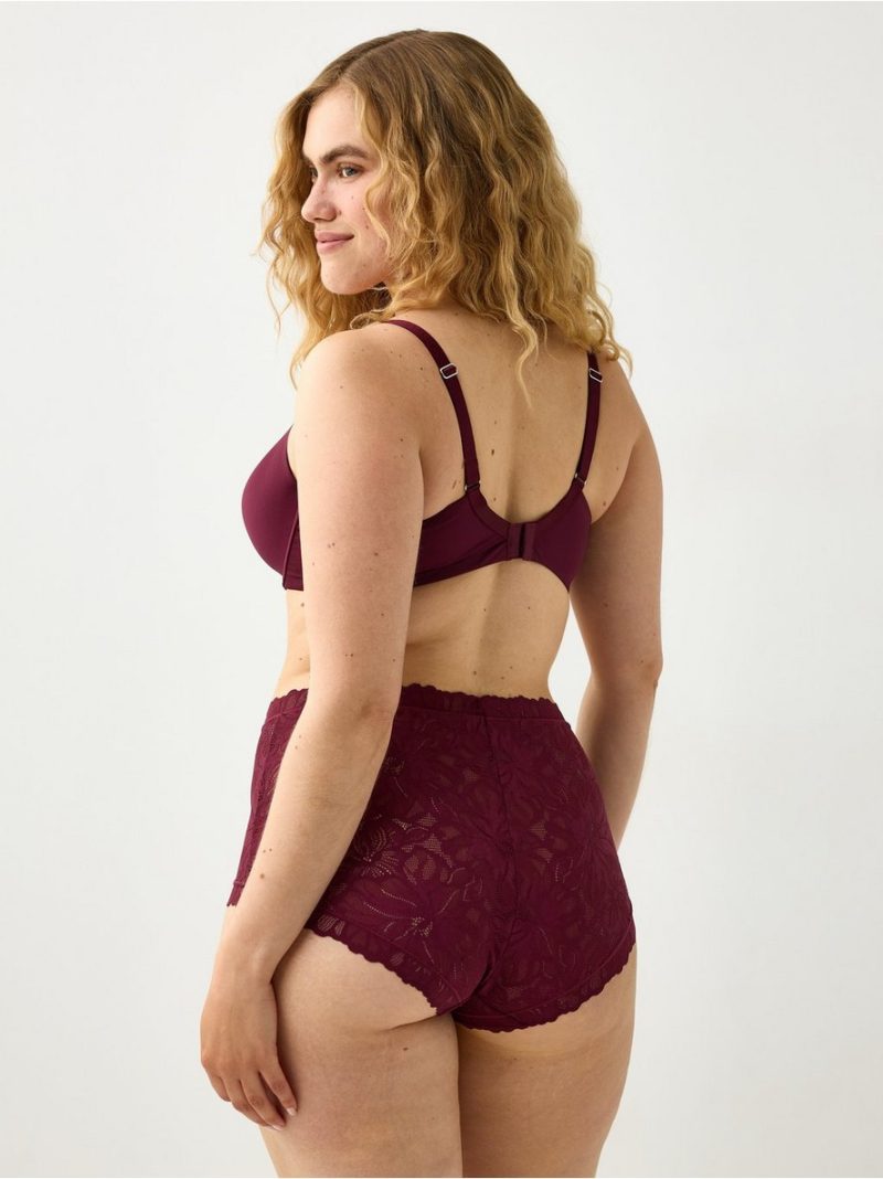 Briefs in lace with high waist - 3006139-9938