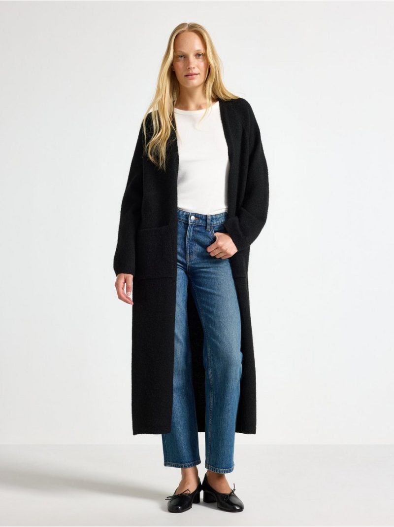 Knitted long cardigan - 3007535-80