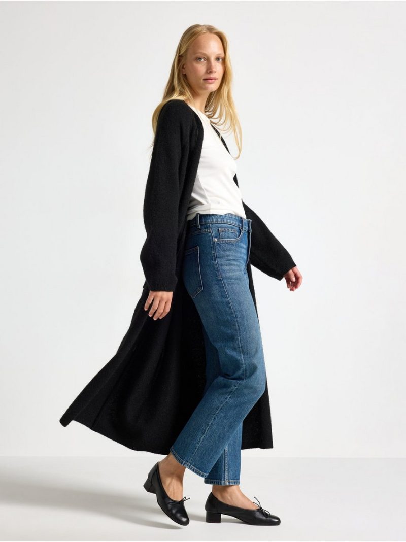 Knitted long cardigan - 3007535-80