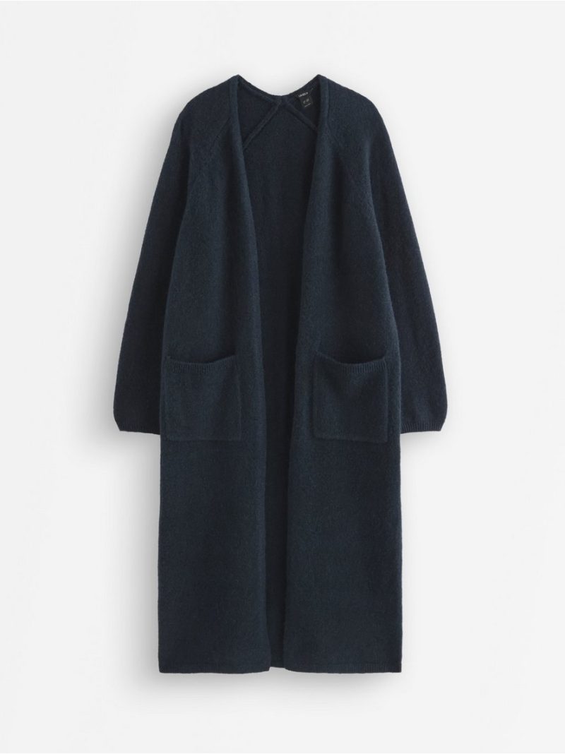Knitted long cardigan - 3007535-8209