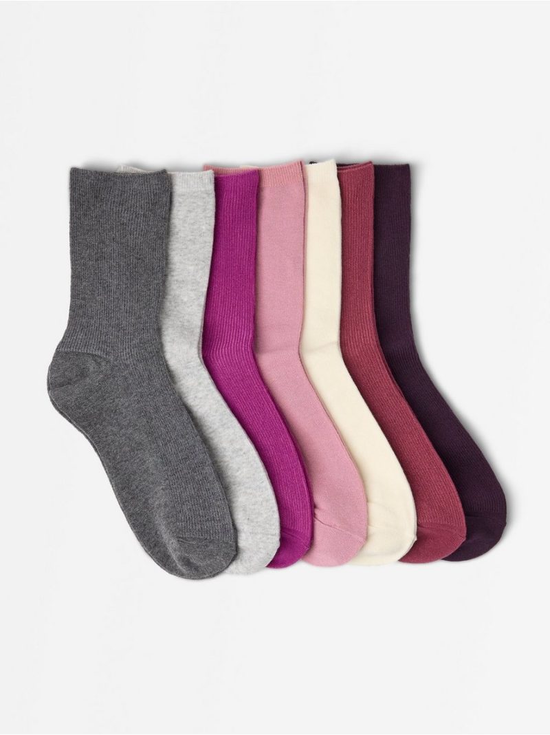 7-pack  high ankle socks - 3008004-5297