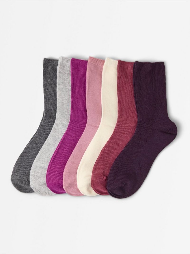7-pack  high ankle socks - 3008004-5297