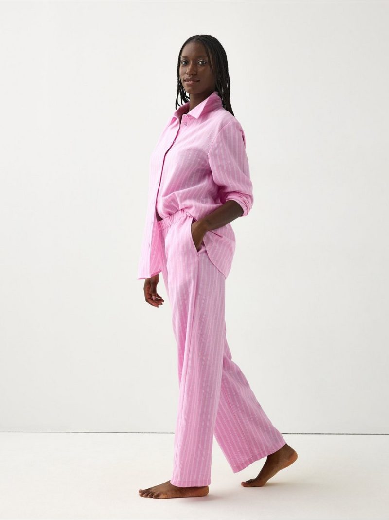 Pyjama trousers in cotton - 3008635-4469