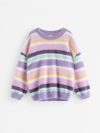 Jumper in feather yarn - 3009231-8167