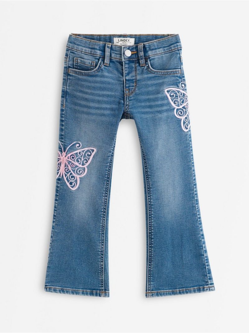 FREJA Regular flare super stretch jeans - 3009699-790