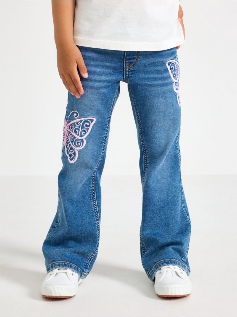 FREJA Regular flare super stretch jeans - 3009699-790