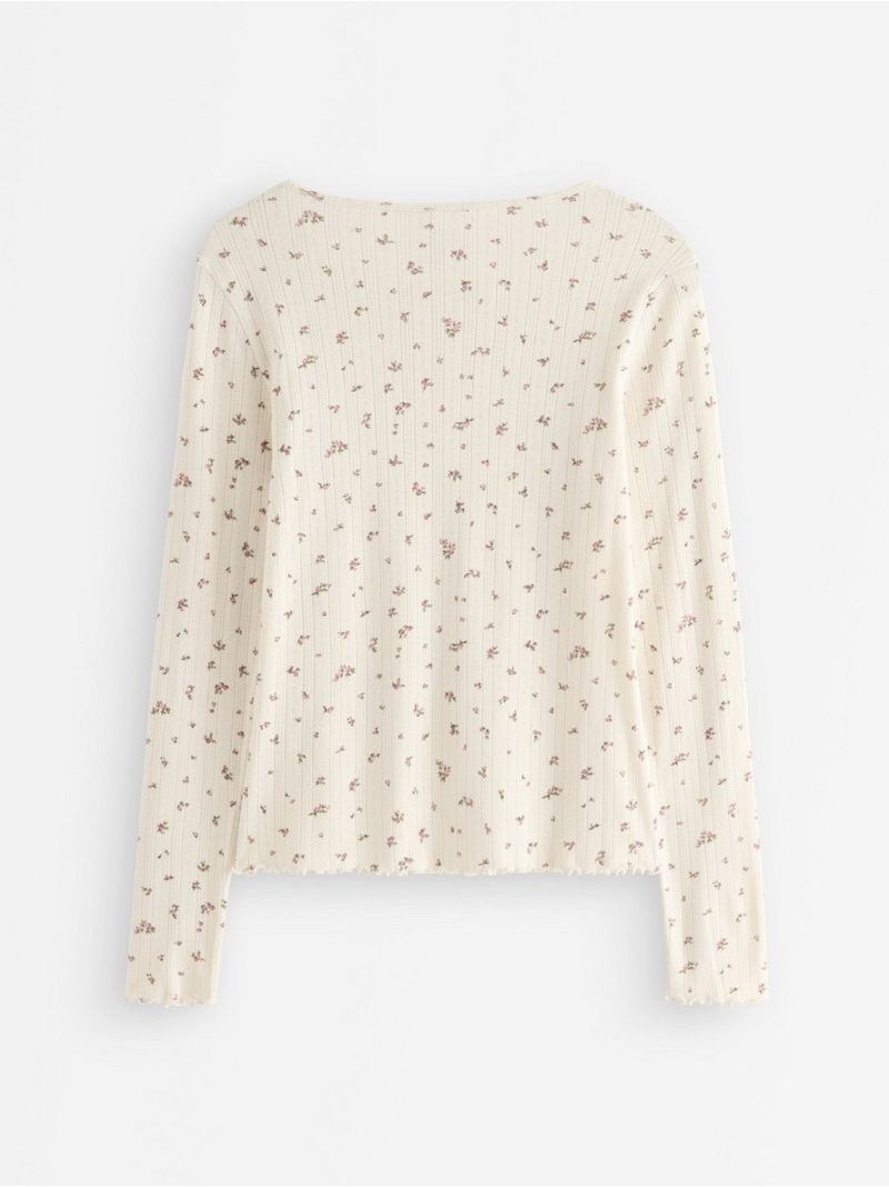 Pyjama top in pointelle - 3011472-7159